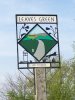 Leaves Green village sign